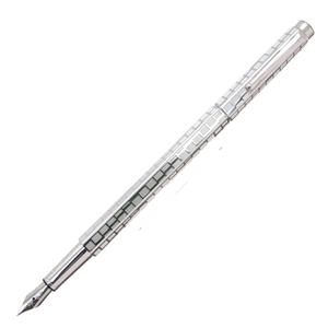 CARAN d'ACHE カランダッシュ 万年筆 エクリドール ローテーション シルバー&ロジウムプレート F メイン
