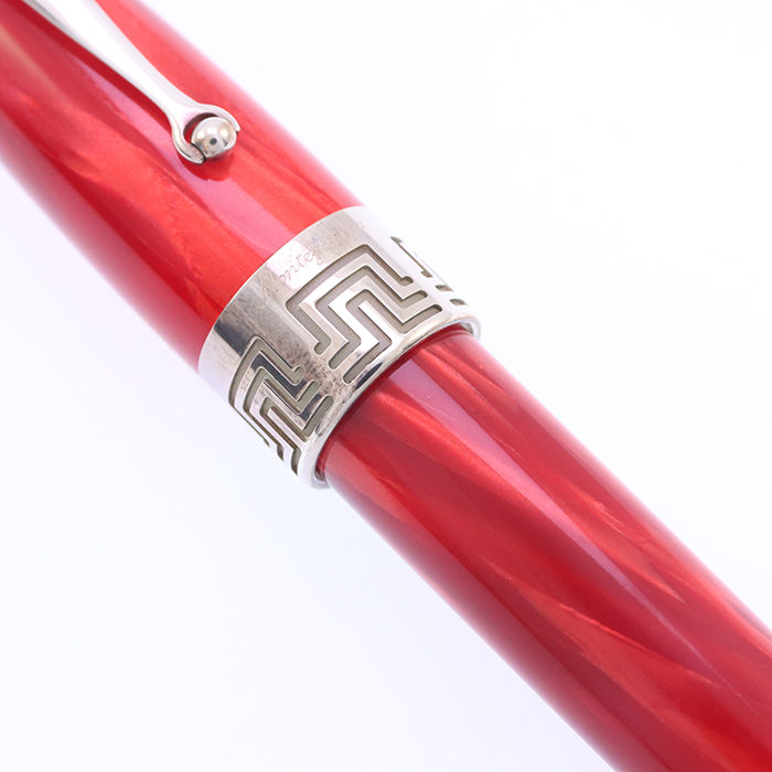 中古)Montegrappa モンテグラッパ 万年筆 エキストラ1930 レッド F