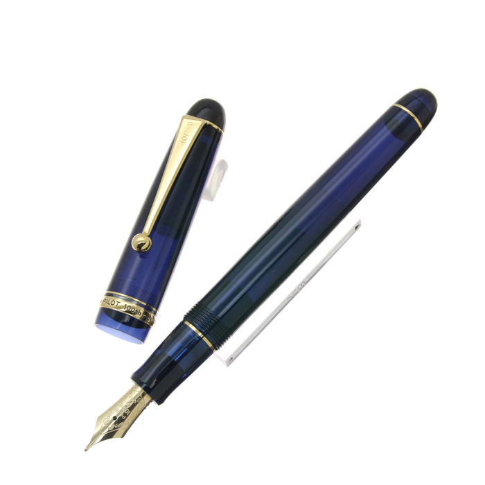 中古)PILOT パイロット 万年筆 創立100周年記念 カスタム74 中字
