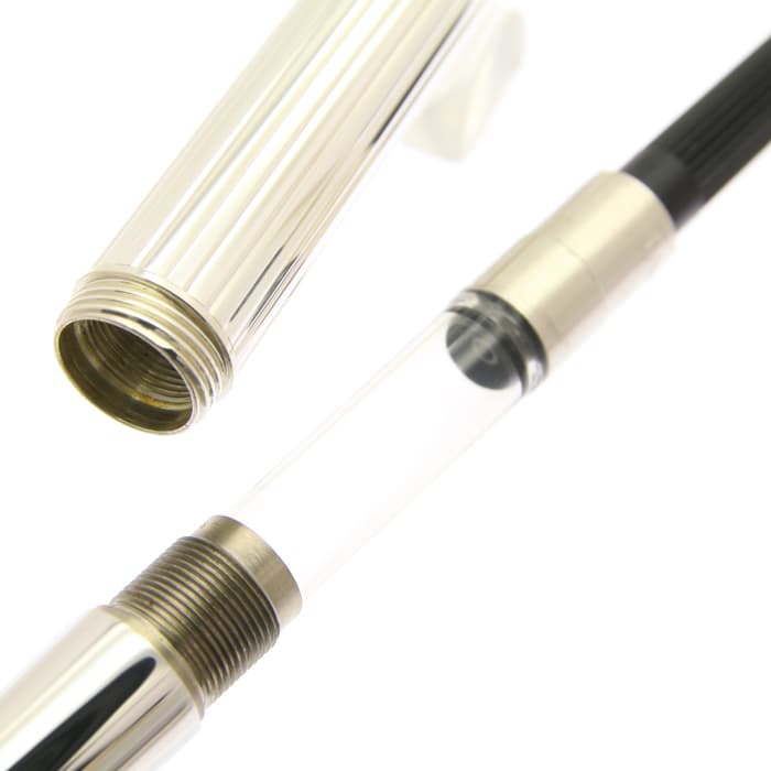 グラフフォンファーバーカステル 万年筆 クラシック スターリングシルバー F 新品)GRAF VON FABER-CASTELL グラフフォンファーバーカステル 万年筆