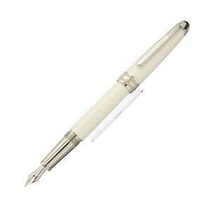 MONTBLANC モンブラン 万年筆 マイスターシュテュック ホワイトソリテール #145 クラシック F メイン