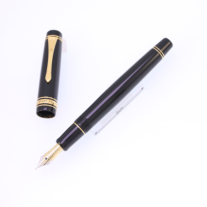 中古)PILOT パイロット 万年筆 創立75周年記念 パイロット75 中字