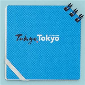 TokyoTokyo Old meets New 東京おみやげ ななめリングメモ blue メイン