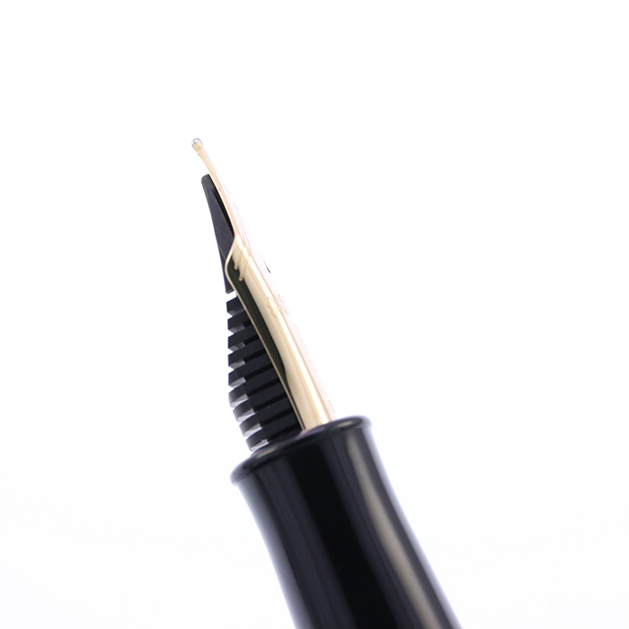 中屋万年筆 細軟 筆記確認済み NAKAYA 中屋万年筆 万年筆 シガーモデル 十角 ポータブル 緑溜 軟細字