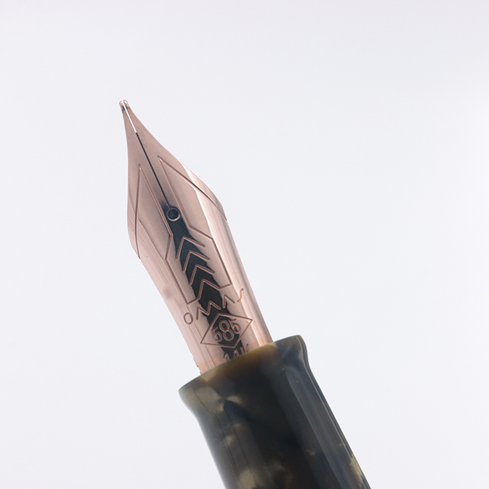 新品)OMAS オマス 万年筆 パラゴン シャフトグリーン ローズゴールド