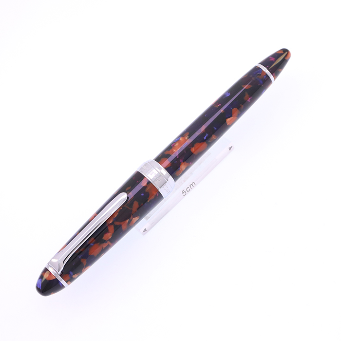 中古)SAILOR セーラー 万年筆 プロフィットスタンダード モザイク 銀