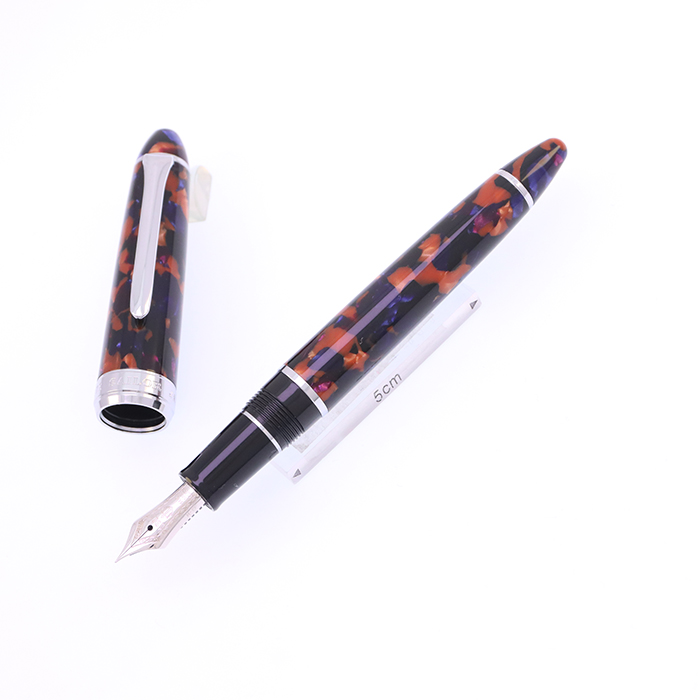 中古)SAILOR セーラー 万年筆 プロフィットスタンダード モザイク 銀
