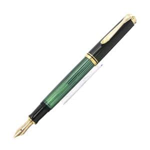 Pelikan ペリカン 万年筆 スーベレーン M400 緑縞 BB [ペン先#500] メイン