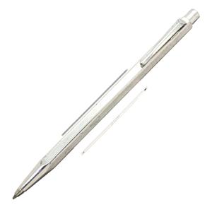 CARAN d'ACHE カランダッシュ メカニカルペンシル フィックスペンシル エクリドール シェブロン シルバー＆ロジウムプレート 2mm メイン