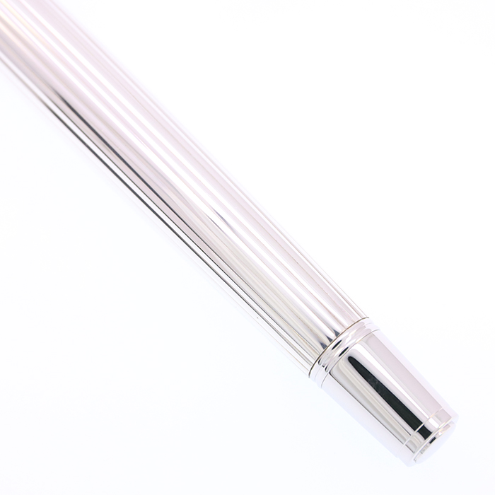廃番 パイロット グランセスターリングシルバー ストライプ 万年筆 中字 中古 中古)PILOT パイロット 万年筆 グランセNC スターリングシルバー