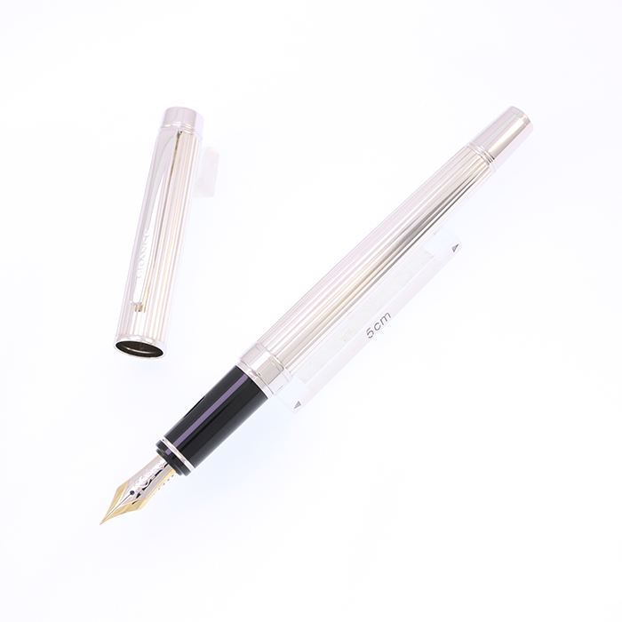 【限定】万年筆グランセ　NC　アメジスト　細字F 中古)PILOT パイロット 万年筆 グランセNC スターリングシルバー