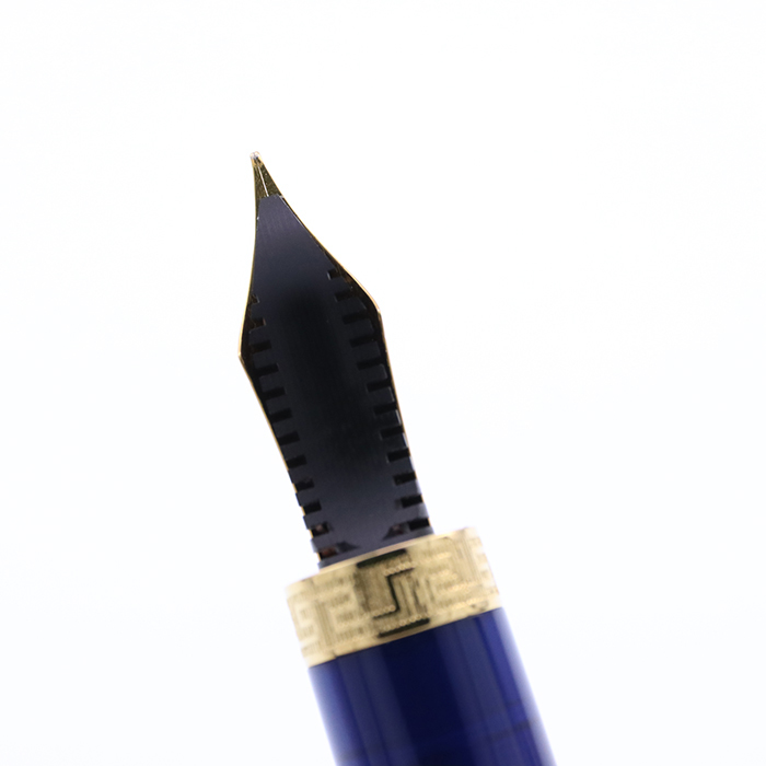 オマス オジバ ヴィジョン ロイヤルブルー ゴールドフィニッシュ 万年筆 M オマス オジバ ヴィジョン ロイヤルブルー ゴールドフィニッシュ