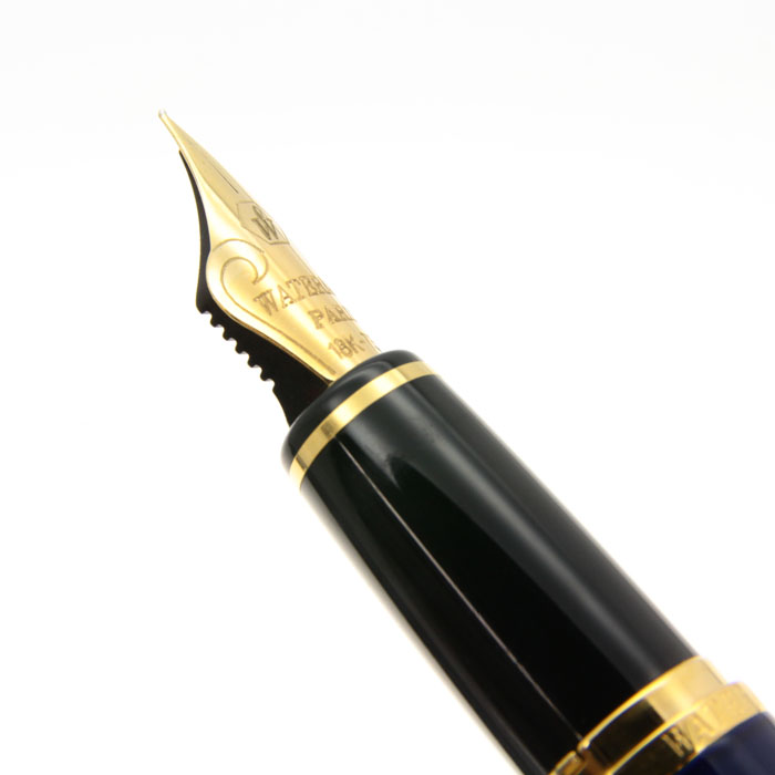 WATERMAN レタロン ペン先18K 黒 万年筆 フランス製 【公式通販】