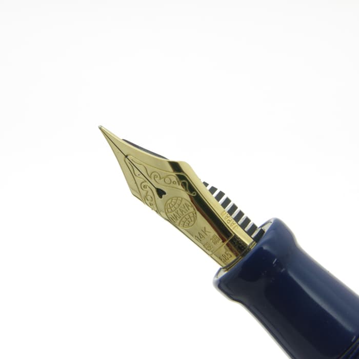 新品)NAKAYA 中屋万年筆 万年筆 ライター ピッコロ 桔梗 極細字（商品