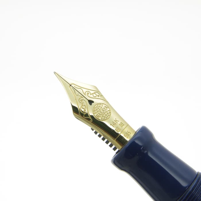 新品)NAKAYA 中屋万年筆 万年筆 ライター ピッコロ 桔梗 極細字（商品