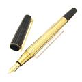 S.T.Dupont エス・テー・デュポン 万年筆 サン･ジェルマン S-2 ゴールドプレート ブラック 18金ペン先