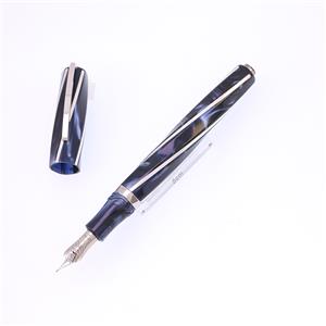 万年筆 ディヴィーナ エレガンス インペリアルブルー オーバーサイズ 18K/F