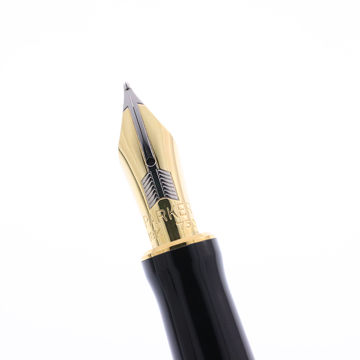 中古)PARKER パーカー 万年筆 デュオフォールド ジェードグリーン