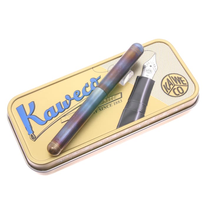 中古)KAWECO カヴェコ 万年筆 リリプット ファイヤーブルー B（商品ID ...