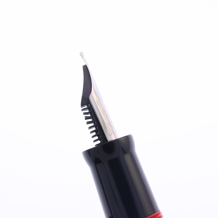 中古)DELTA デルタ 万年筆 ストーンコレクション レッド F（商品ID