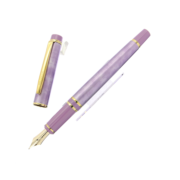 【マーブルウッド】グラデュエイト万年筆 新品)PILOT パイロット 万年筆 グランセ マーブルグリーン（商品ID