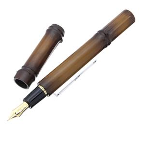 中古)SAILOR セーラー 万年筆 長原宣義勇退記念 竹塗り 長刀研ぎ 中