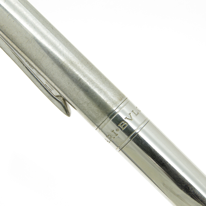 【インクなし】ブルガリ　ボールペン　シルバー　BVLGARI インクなし】ブルガリ ボールペン シルバー BVLGARI