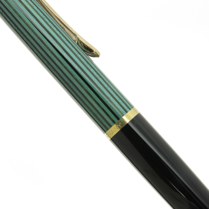 ペリカン　pelikan #450 メカニカルペンシル　緑縞　太軸 新品)Pelikan ペリカン メカニカルペンシル スーベレーン D400