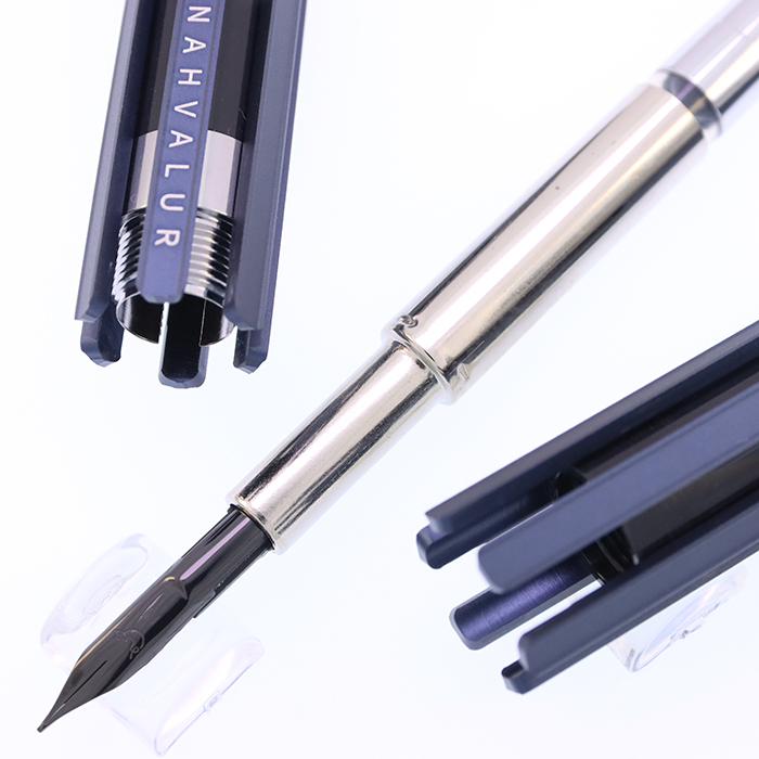 新品)Nahvalur ナーヴァル 万年筆 エクリプス コバルト ブラック（商品
