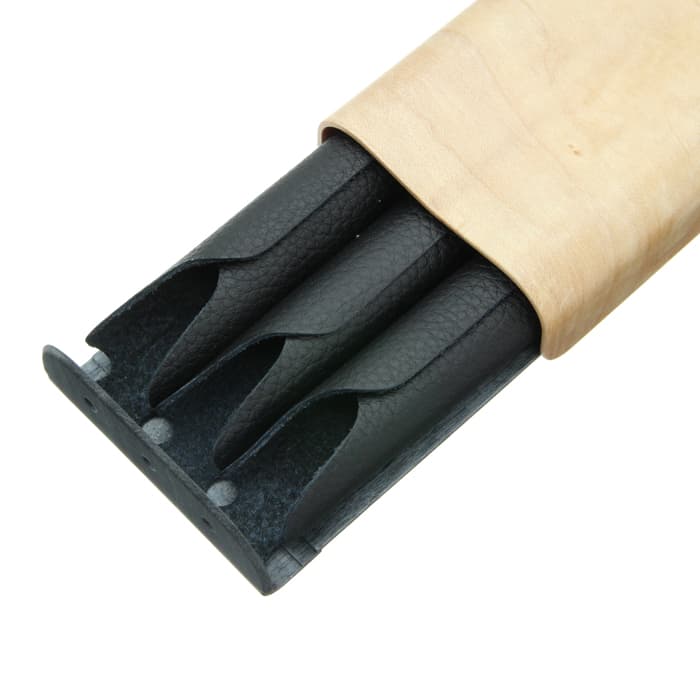 新品)STORIO ストーリオ ペンケース AvanWood 万年筆ケース 3本差し