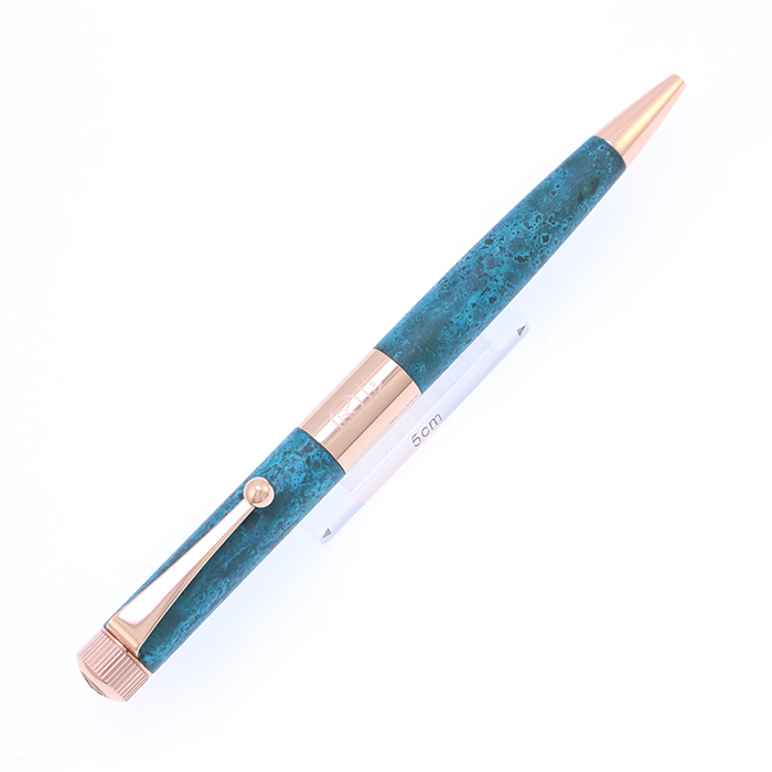 中古)ITO-YA 伊東屋 ボールペン ロメオ No.3 細軸 斑紋ガス青銅色 中古)ITO-YA 伊東屋 ボールペン ロメオ No.3 細軸 斑紋ガス青銅色
