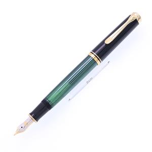 Pelikan ペリカン 万年筆 スーベレーン M400 グリーンストライプ EF [研磨] メイン
