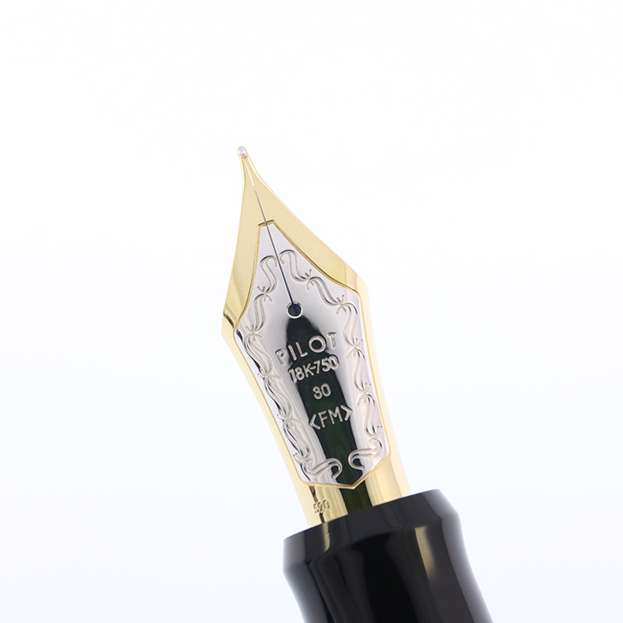 中古)PILOT パイロット 万年筆 カスタム URUSHI 漆黒 中細字（商品ID