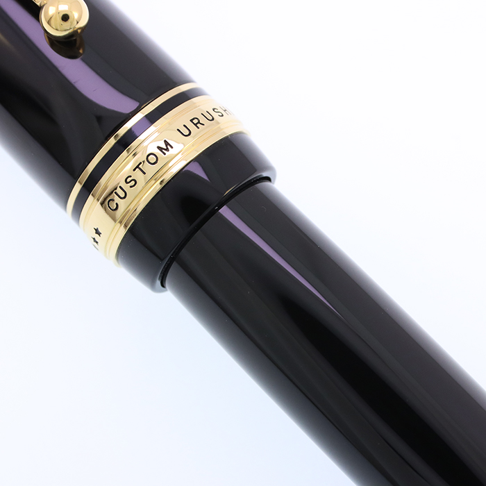 中古)PILOT パイロット 万年筆 カスタム URUSHI 漆黒 中細字（商品ID