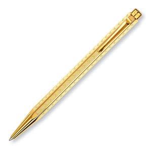 CARAN d'ACHE カランダッシュ ボールペン エクリドール シェブロン ゴールド メイン