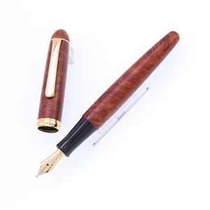NAKAYA 中屋万年筆 万年筆 ブライヤーモデル 薄 極細字 メイン