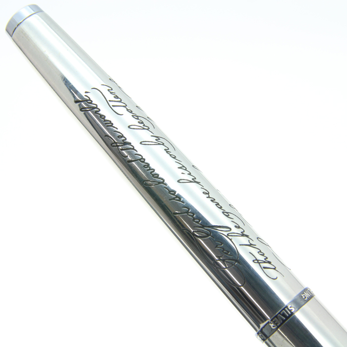 K2966 パイロット カスタム 聖句入り スターリングシルバー 万年筆 詳細ページ | 万年筆 ボールペンなど高級筆記具の販売・買取