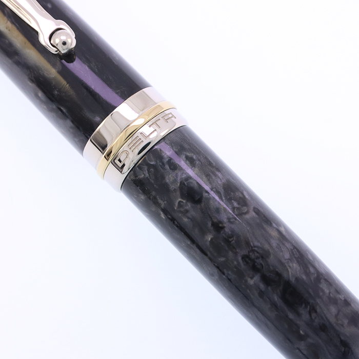 中古)DELTA デルタ 万年筆 ビンテージコレクション ブラック F（商品ID