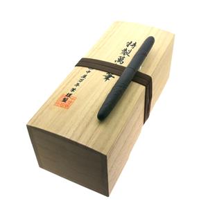 NAKAYA 中屋万年筆 万年筆 シガーモデル ロング 炭粉仕上げ 玄鯨宝柱 極太字 (染め分けペン先) メイン