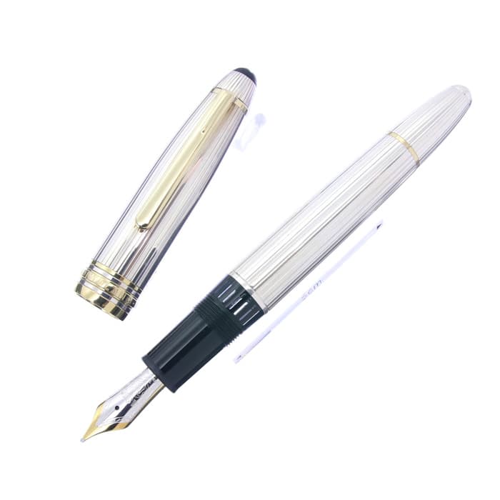 【美品】モンブラン 万年筆 １４６８ ソリテール シルバー ９２５ 送料込み 詳細ページ | 万年筆 ボールペンなど高級筆記具の販売・買取