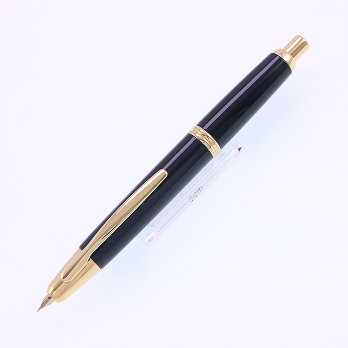 PILOT 万年筆 キャップレス 木軸 ブラック FC-25SK-B ペン種:各種《EF(極細字)・F(細字)・M(中字)》名入れ パイロット 万年筆 キャップレス 木軸 ブラック 細字（F) FC-25SK-B-F