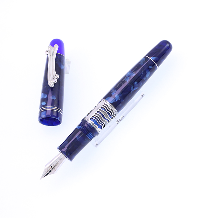 中古)DELTA デルタ 万年筆 カプリコレクション ブルーグロット 青の