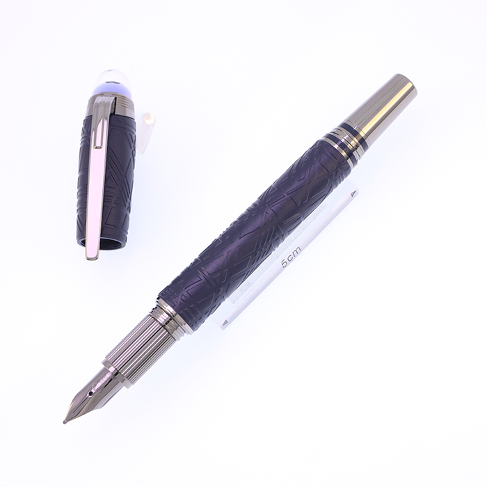 中古)MONTBLANC モンブラン 万年筆 スターウォーカー スペースブルー