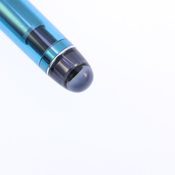 珍品　美品　PILOT　パイロット　万年筆　伸縮軸　ターコイズ色 中古)PILOT パイロット 万年筆 カスタム74 透明ターコイズグリーン