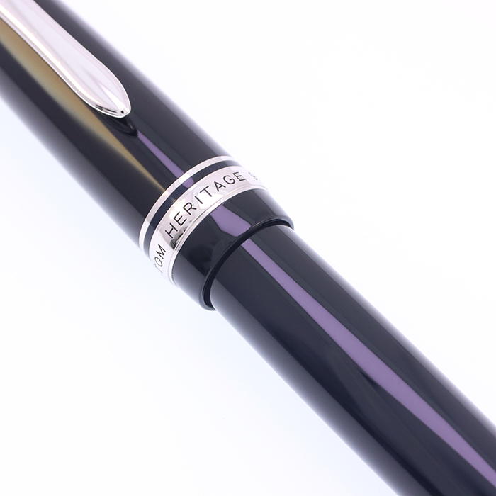 中古)PILOT パイロット 万年筆 カスタム ヘリテイジ912 ブラック