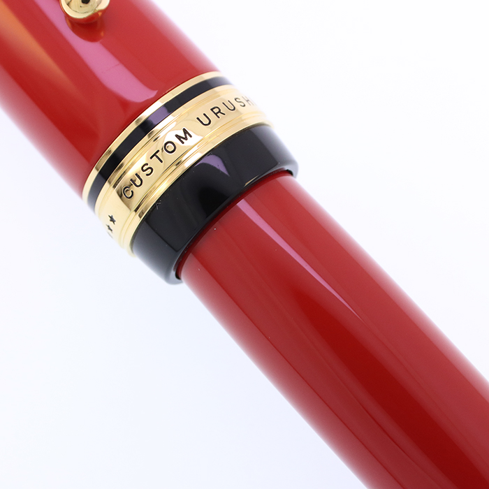 中古)PILOT パイロット 万年筆 カスタム URUSHI 朱 中字（商品ID