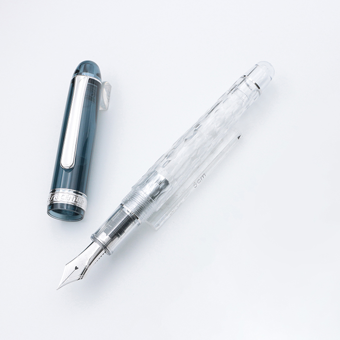 新品)PLATINUM プラチナ 万年筆 #3776 センチュリー 富士雲景 鱗雲