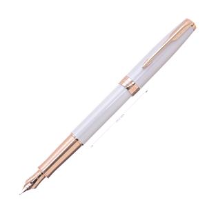 PARKER パーカー 万年筆 ソネット プレミアム パールPGT F メイン