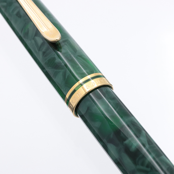 【名作60sヴィンテージ】ペリカン　400NN 14C EF 万年筆　グリーン 新品)Pelikan ペリカン 万年筆 スーベレーン M600 グリーンストライプ