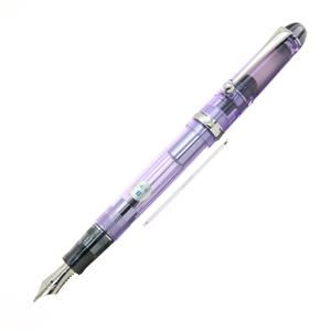 PILOT パイロット 万年筆 カスタム74 透明パープル 太字 メイン